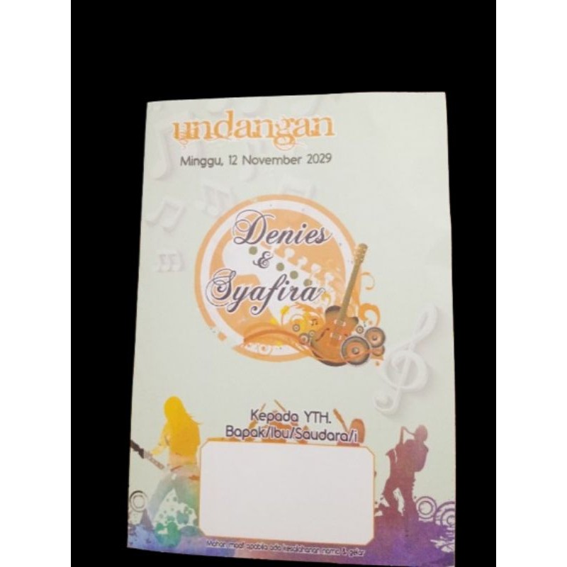 

undangan simpel dan gaul