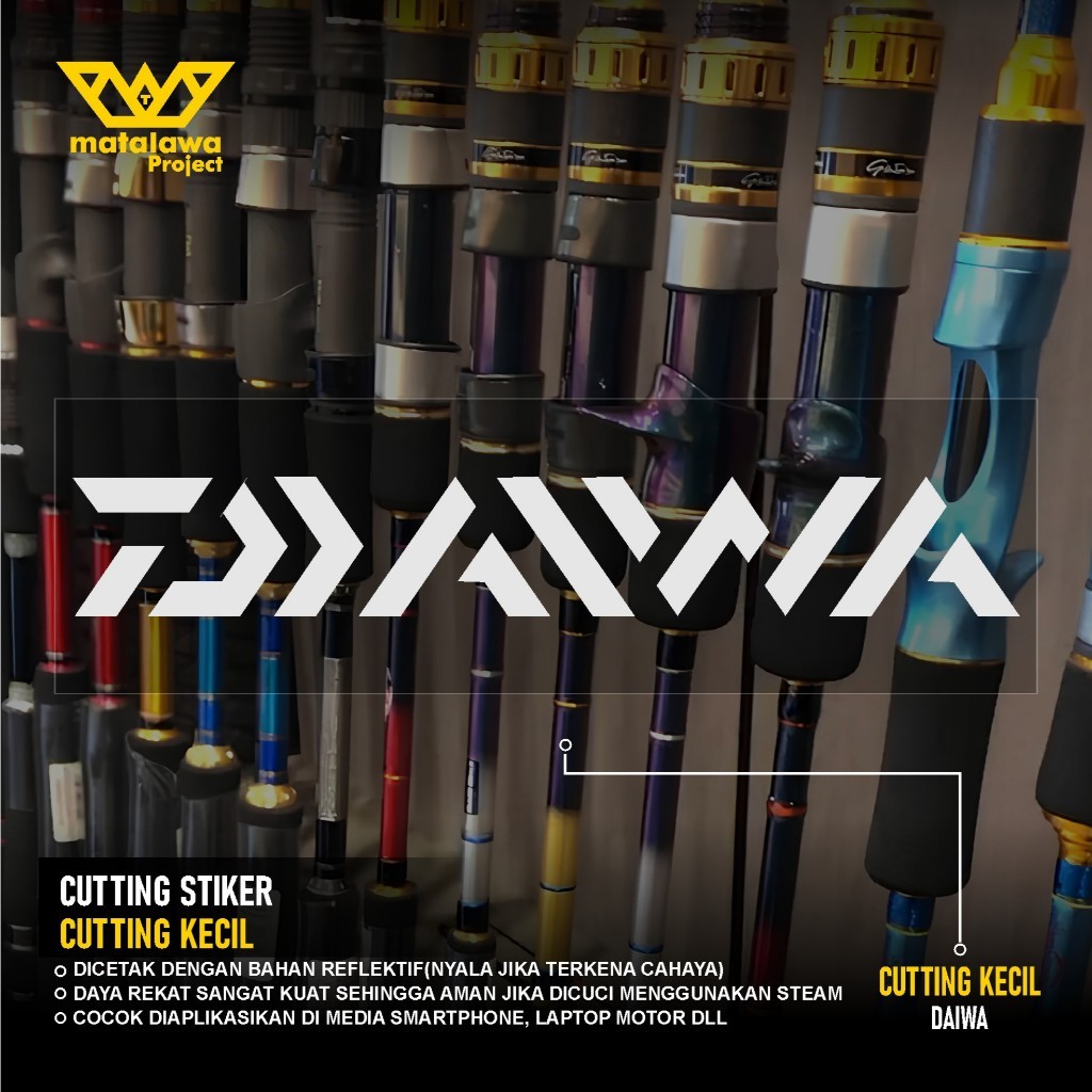STIKER CUTTING RELIX NUSANTARA OKUMA SHIMANO DAIWA OXYGEN Stiker Brand Pancing Mancing 01