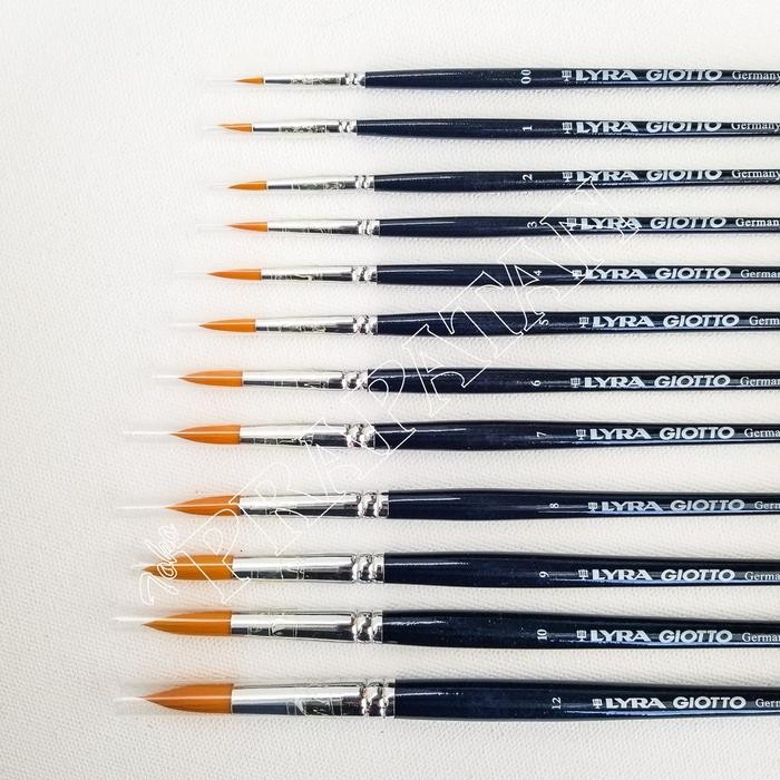 

Kuas Lukis Lyra Giotto Round Flat / Lyra Paint Brush per pc - 9, Flat