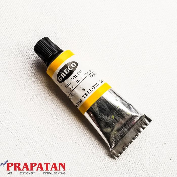 

Greco Oil Color / Oil Colour / Cat Minyak Greco 21ml (Kategori 1) - 1 Zinc Yellow