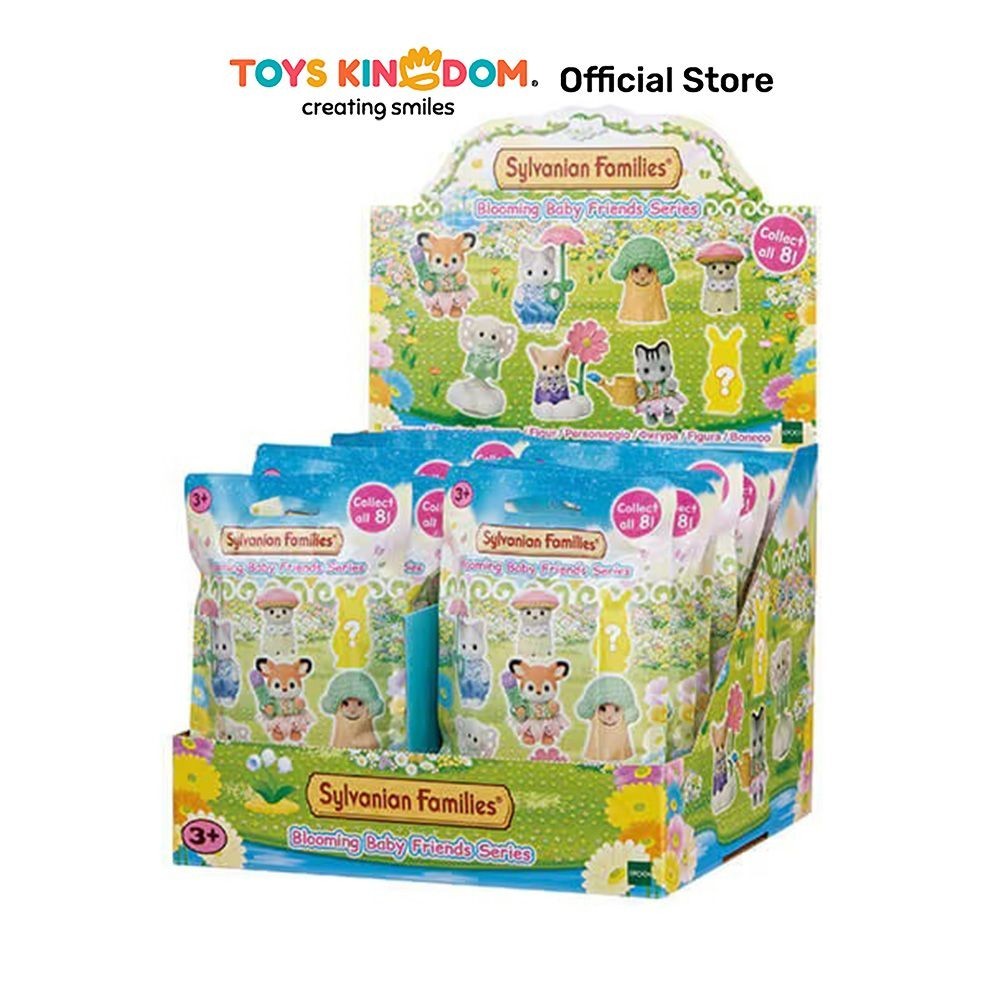 SHD_SHOP Toys Kingdom Sylvanian Families Boneka Blooming Baby Friends Series Random Toys Kids Toy Bo