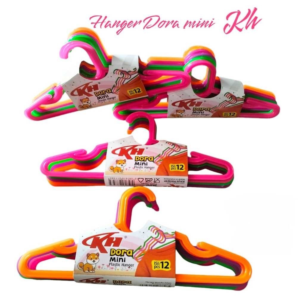 HANGER BAJU ANAK DORA / HANGER DORA / GANTUNGAN BAJU ANAK By Gomart Xpress