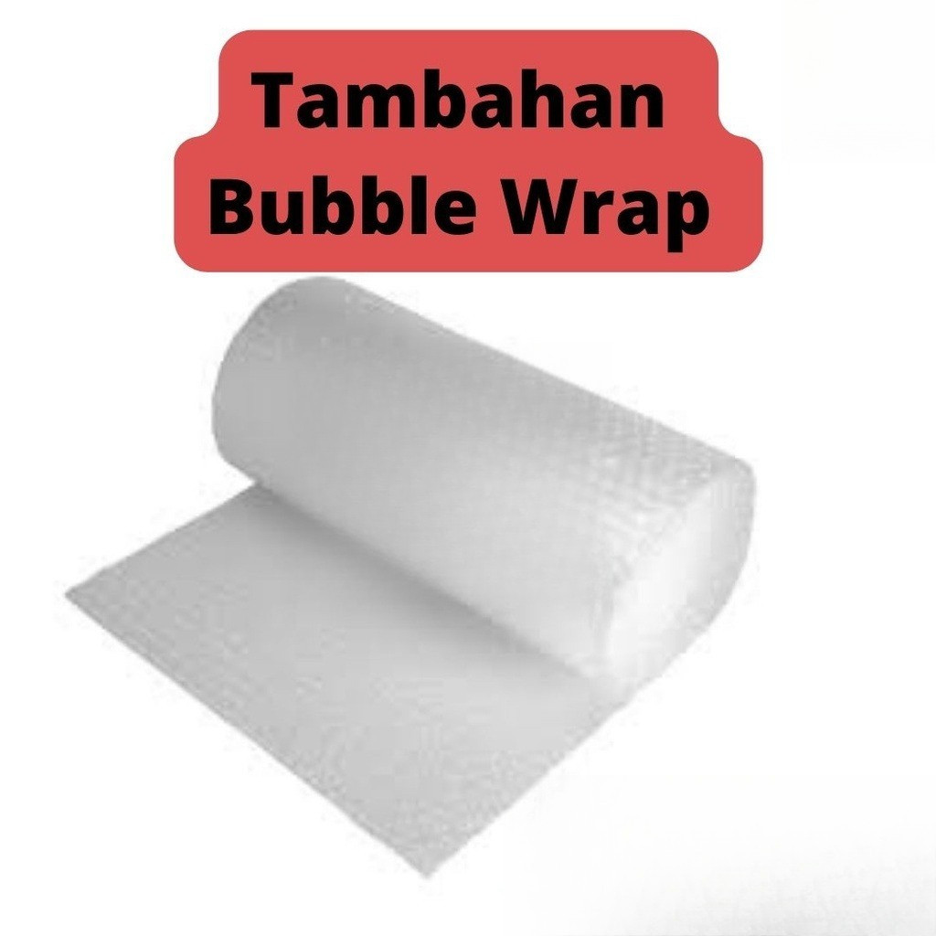 

Bubble Wrap Tambahan Packing BUBBLE WRAP (EXTRA PENGAMAN AGAR PAKET LEBIH AMAN ) L50 X P120 @18 gr