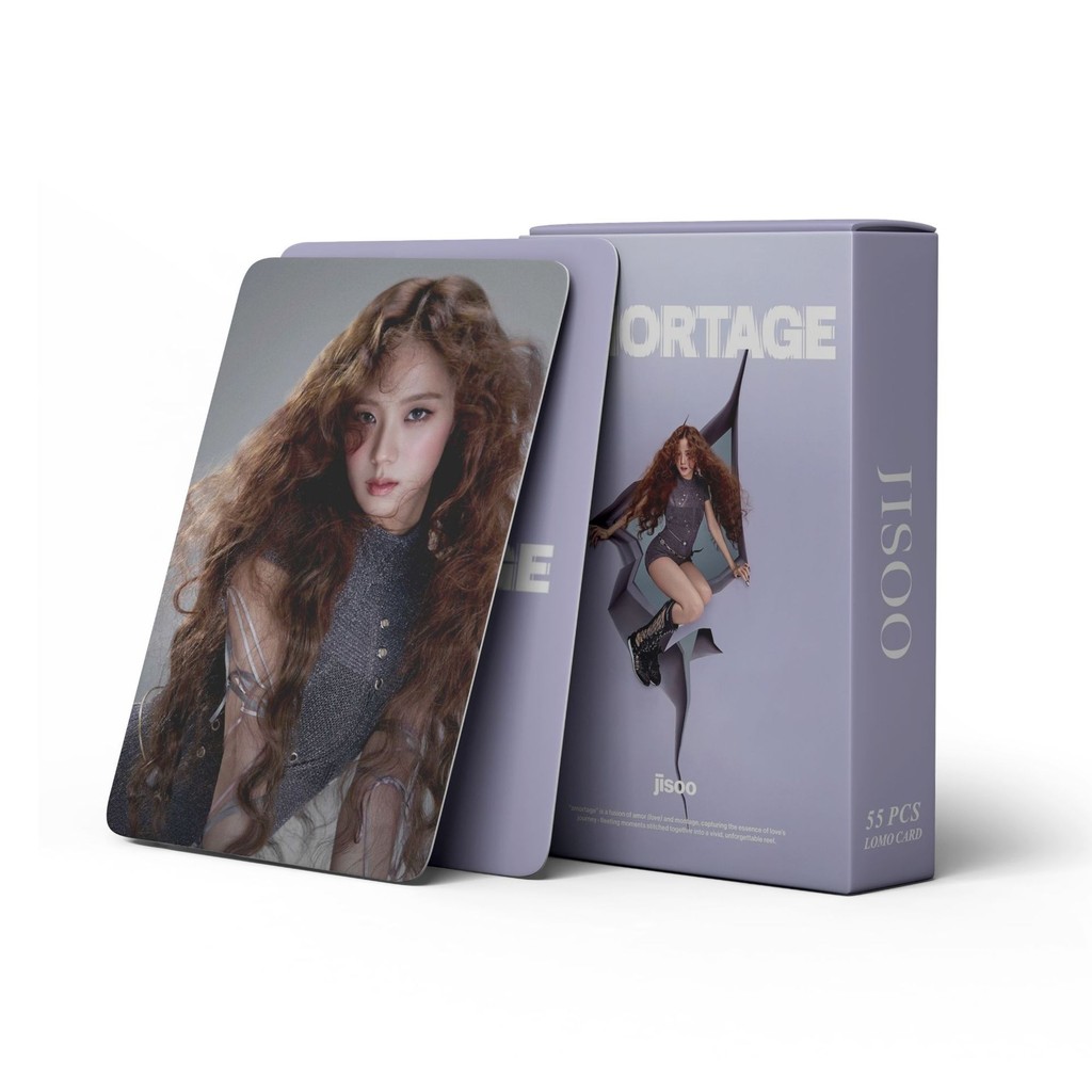 

55 Pcs in Stock AMORTAGE Jisoo SOLO Lomo Card Celebrity Fan Collection Card Celebrity Fan Collection Card Photo Card Album Card