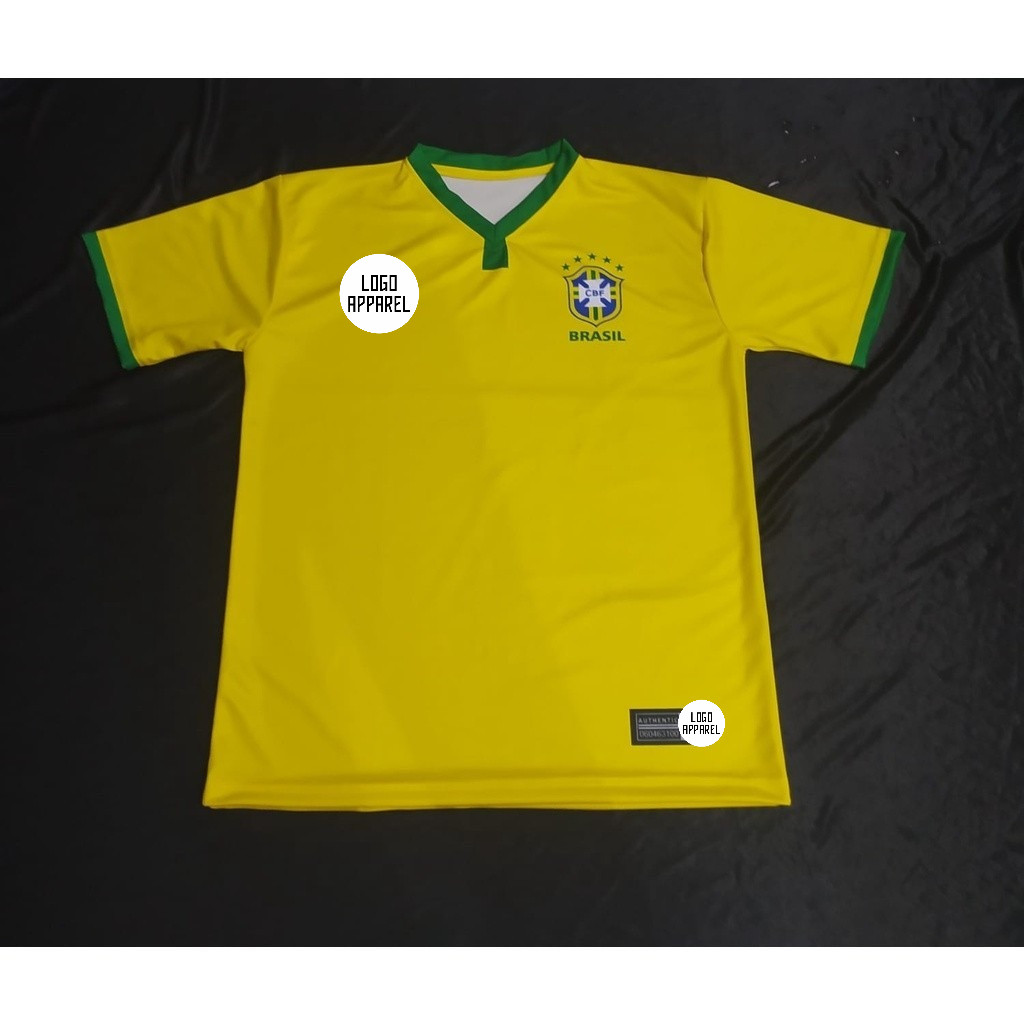 Jersey Brazil 2014/2015 Full Printing Dryfit S-5XL