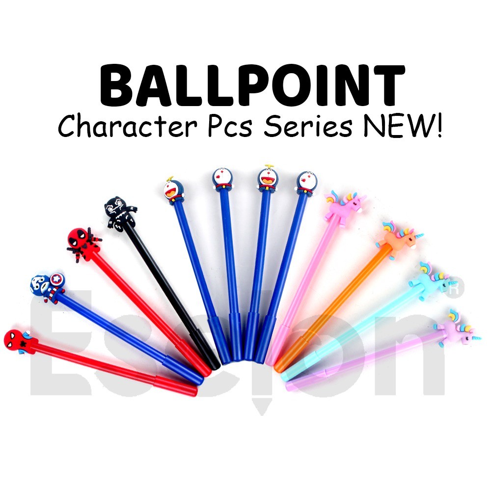 

❤️️1buah/1pc Pulpen Gel Kepala Fancy / Pulpen Fancy Karakter❤️️