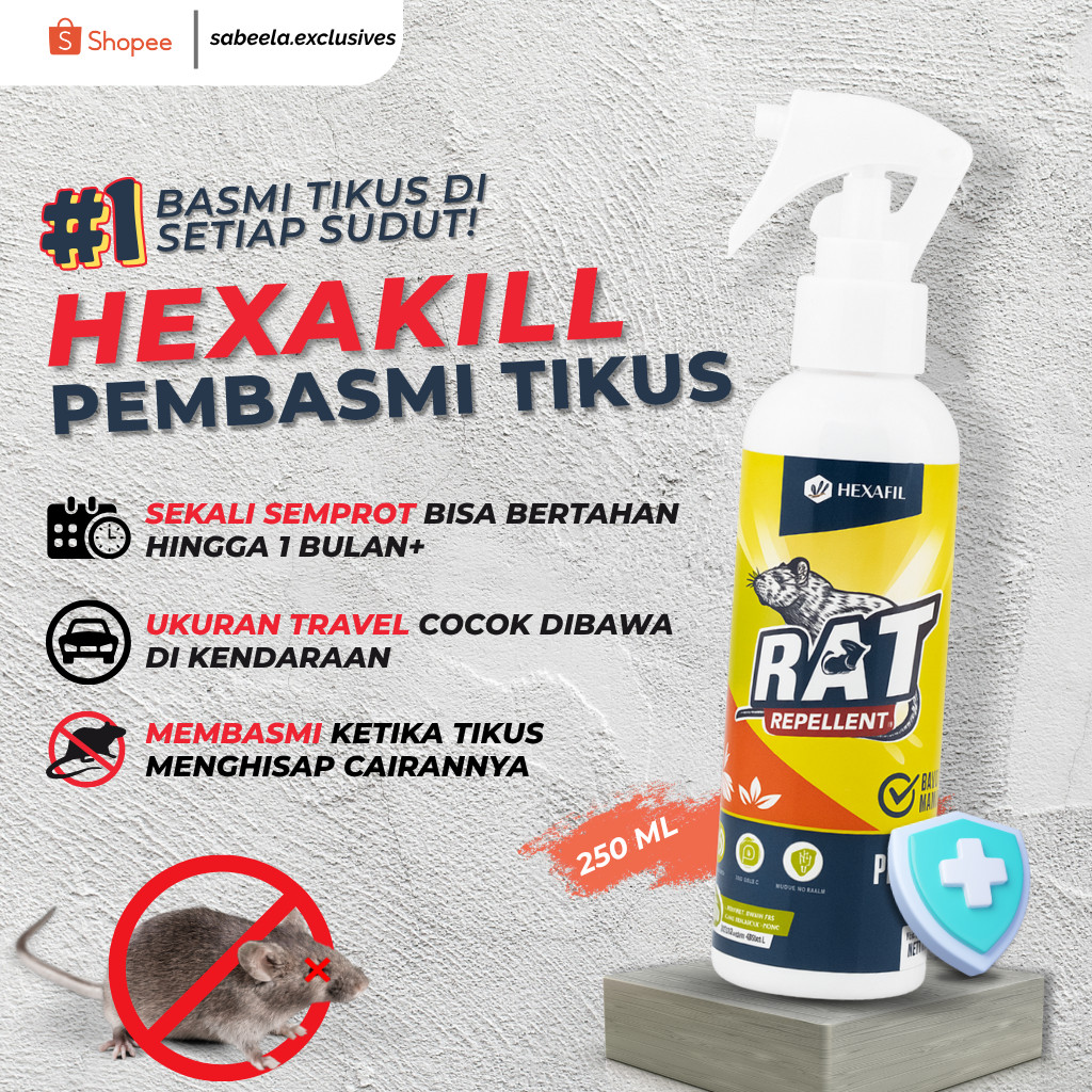 Obat Semprot Pengusir Tikus Mobil Rumah basmi tikus - Spray anti tikus sekali semprot ampuh
