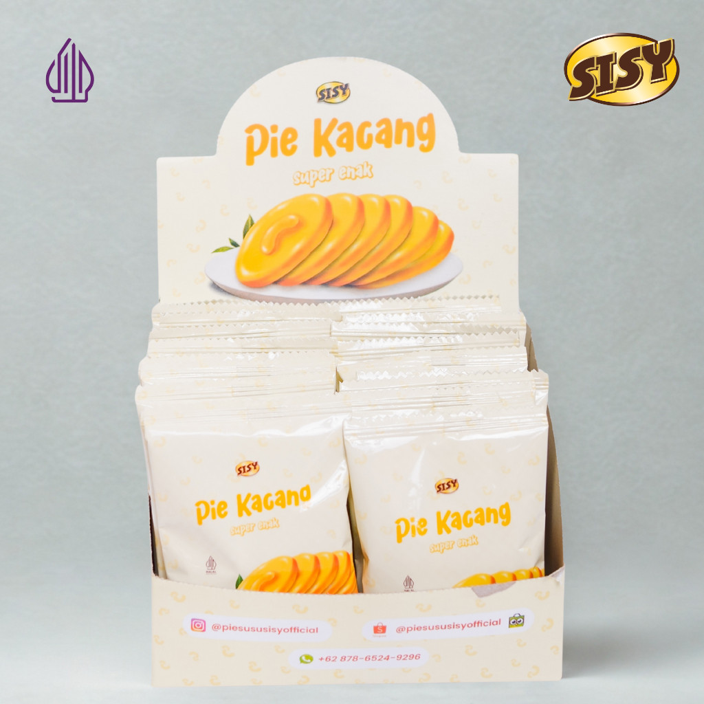 

Pie Susu Sisy | PIE KACANG SISY 1 Box isi 20 pcs