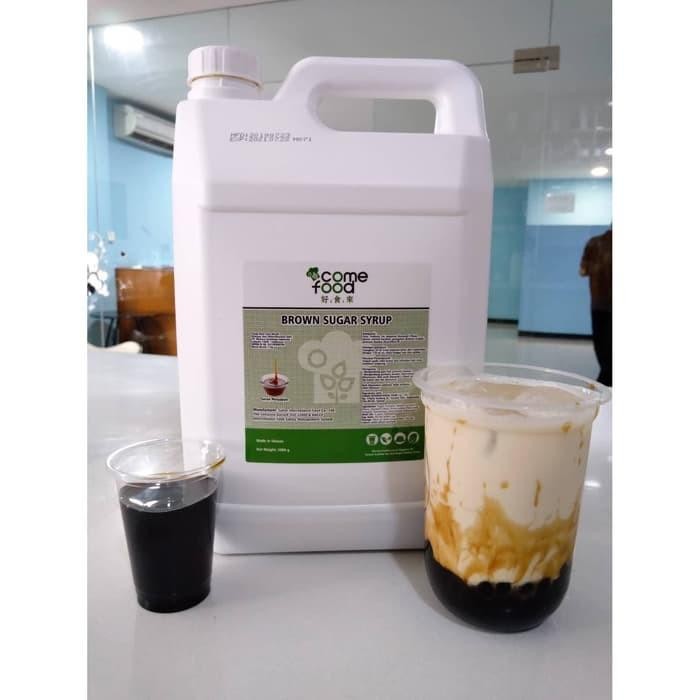 

Promo comefood brown sugar 5kg / Come Food Syrup Siganture Taiwan ASLI