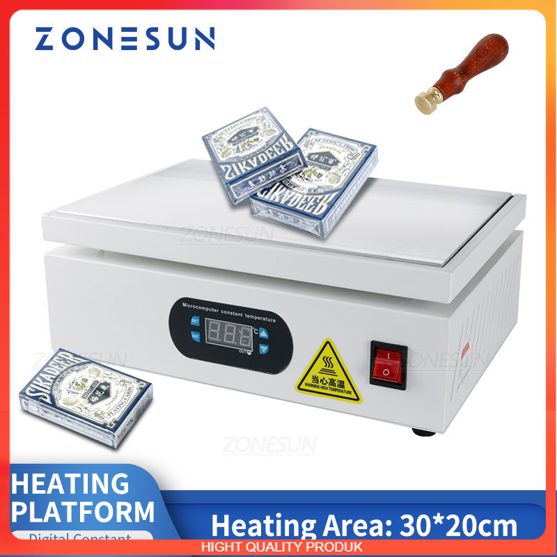 

BEST QUALITY ZONESUN Cellophane Wrapping Machine Poker Box Cigarettes Perfume Cosmetics BOPP Film PVC Sealable Film Sealing Packaging Machine