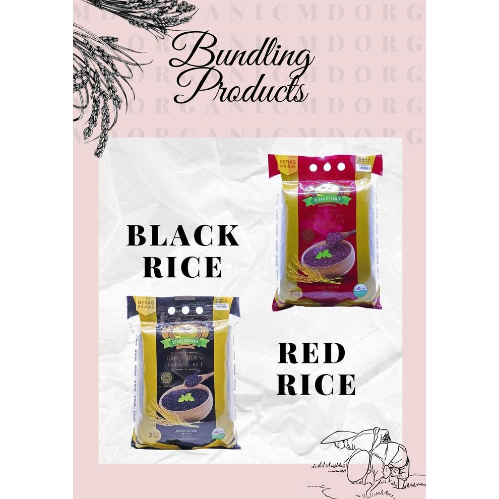 

Promo Paket Bundling Black Rice Pecah Kulit 2kg & Red Rice Pecah Kulit 2kg
