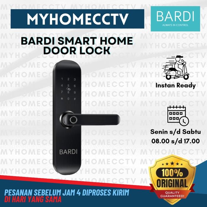 

Bardi Smart Home Door Lock Handle RFID-Fingerprint Waterproof IP54