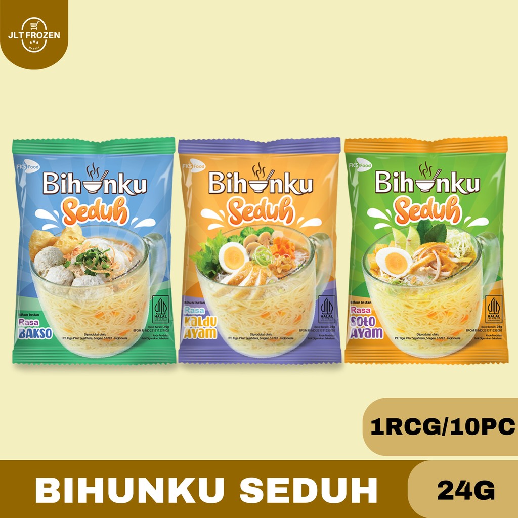 

Bihunku Seduh 26g - 1RCG/10PCS / Bihun Seduh / Bihun Instan Rasa Soto Ayam / Kaldu Ayam ./ Bakso