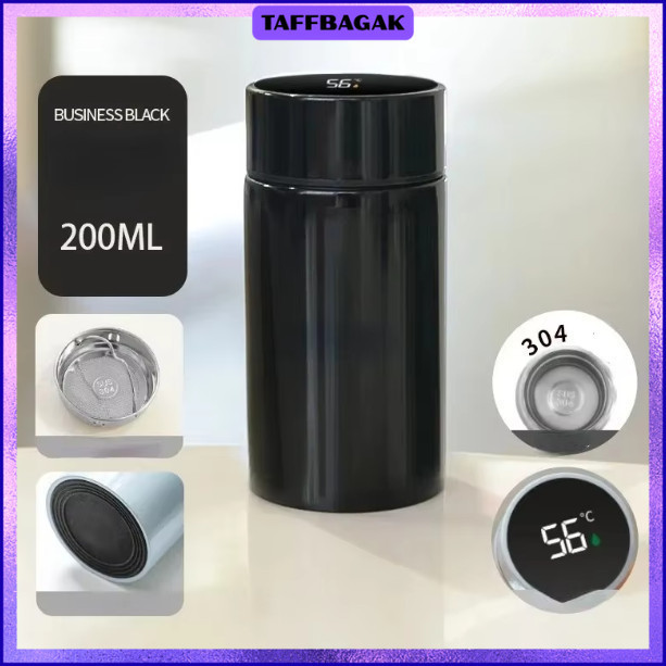 Botol Minum Termos LED Digital Temperature Stainless 200ml - LZ120