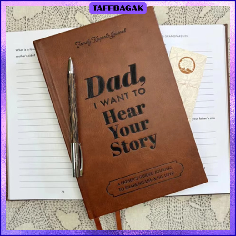 

Buku Jurnal Leather Journal Personalized Father Guided Notebook - BK3