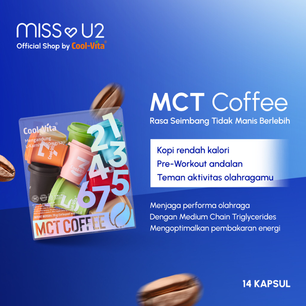 

Inovasi Kopi Baru Coolvita Big Box MCT Coffee Mix 14 Kapsul dengan Varian Rasa yang Enak dan Nikmat Miss U2