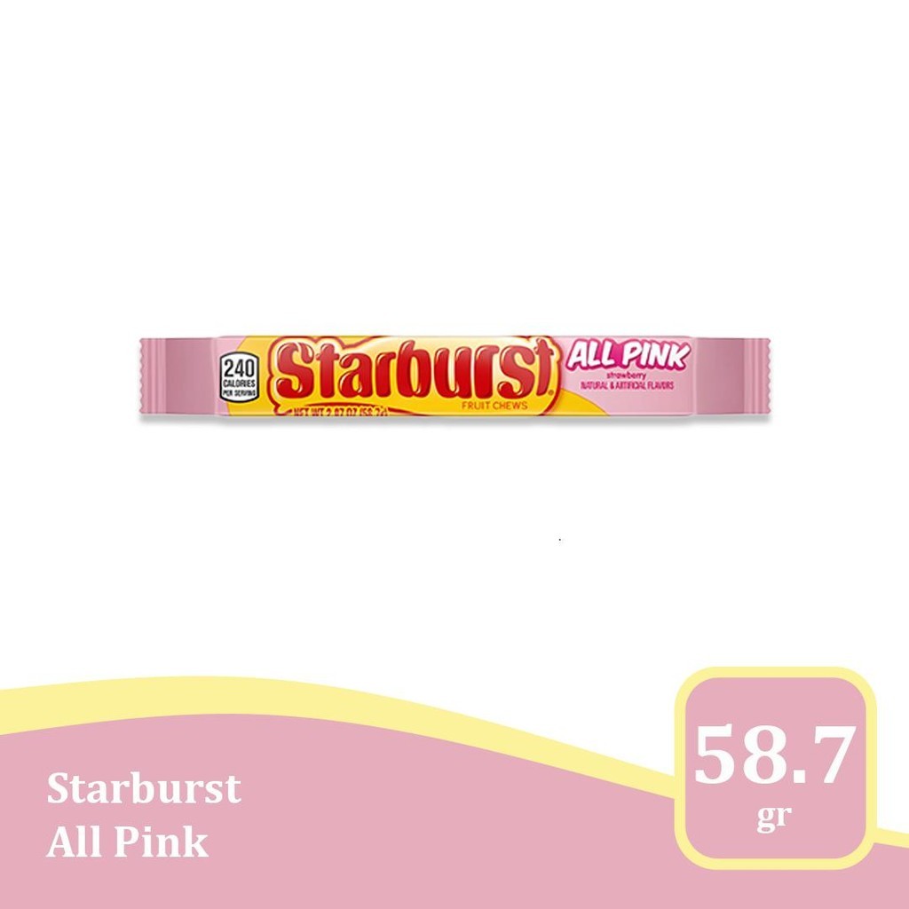 

Starburst All Pink 2.07 oz - permen import USA