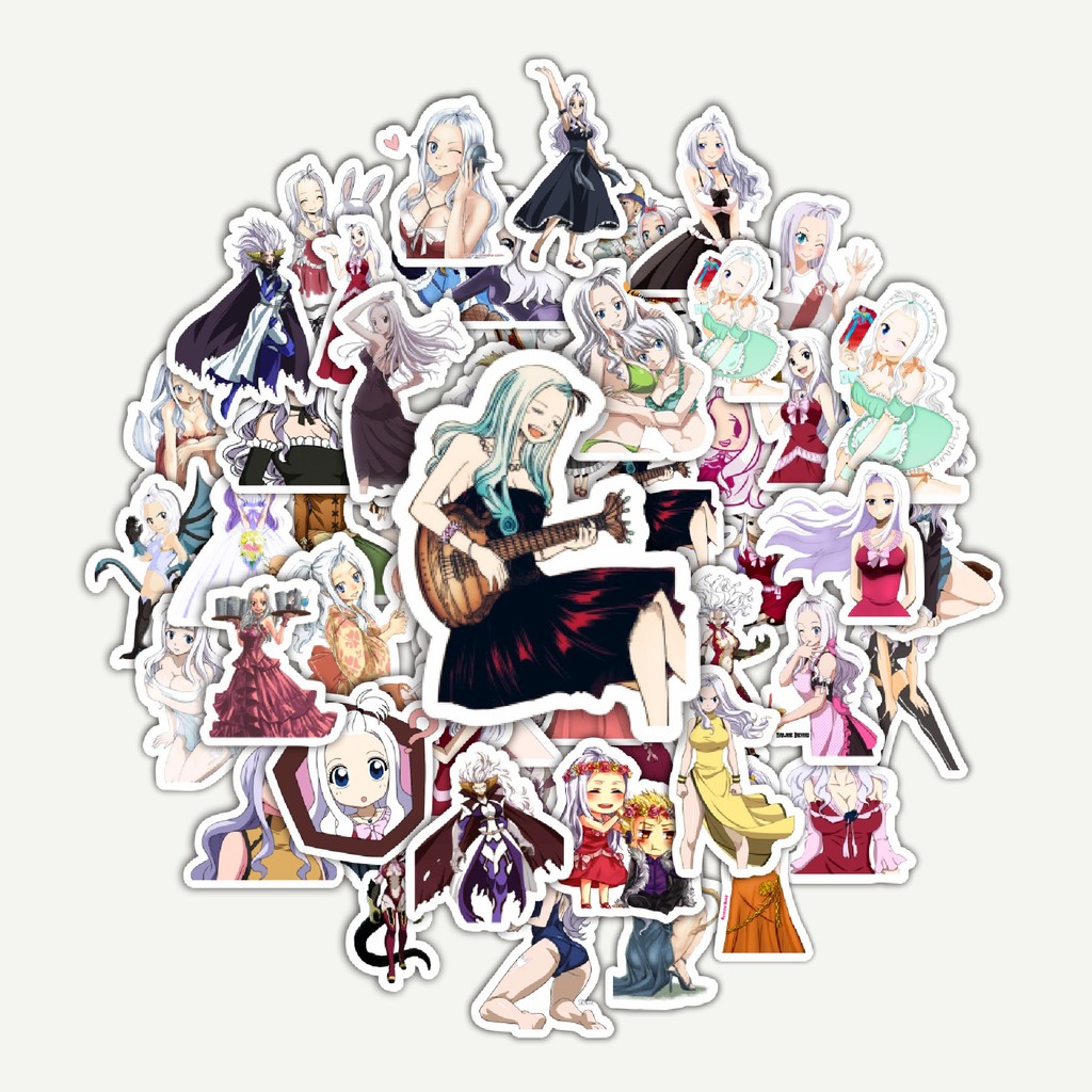 

Sticker Pack Stiker Anime Series Fairy Tail Karakter Mirajane | Sticker TUMBLR | Stiker LAPTOP KOPER HELM