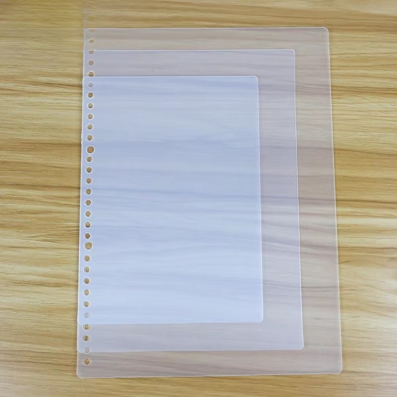 

Makeasy Binder Presentation Report Cover Prepounched Clear Cover For A4/B5/A5 Note Polythylene Terephthalate 12 Mil 50 Sets