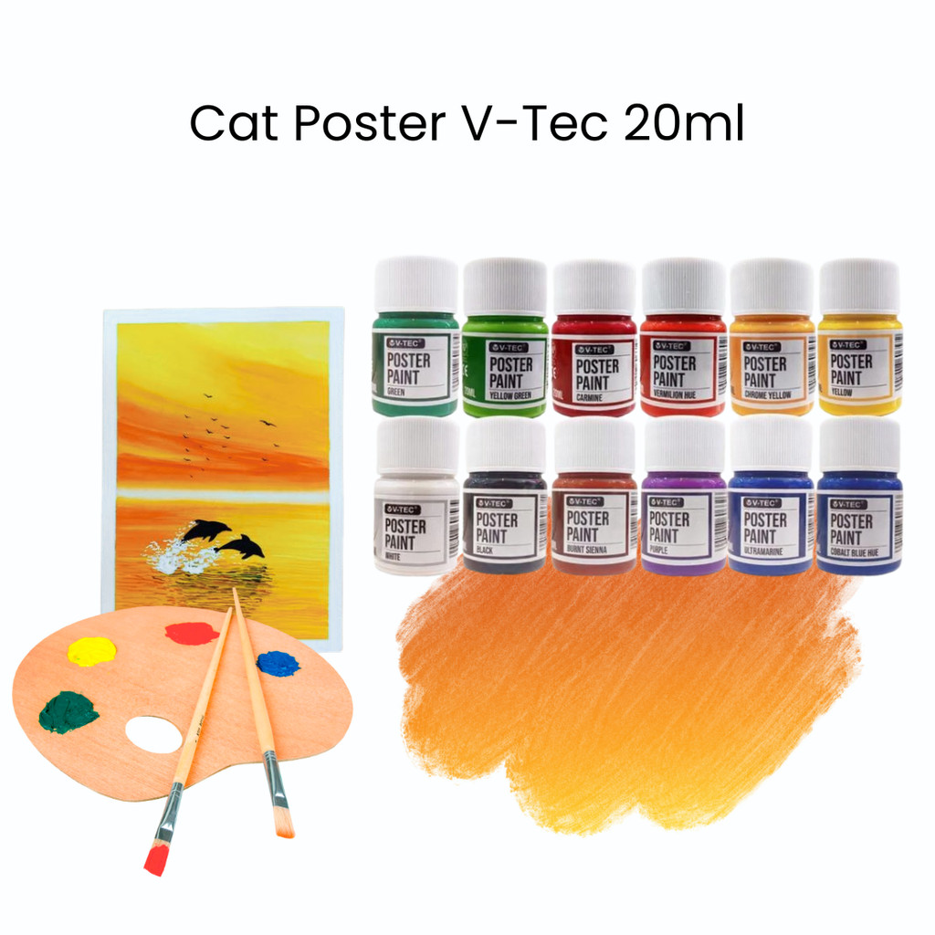 

[ATK88] Cat Poster Warna V-Tec 20ml PP-2012 / Painting Paint Colour Poster