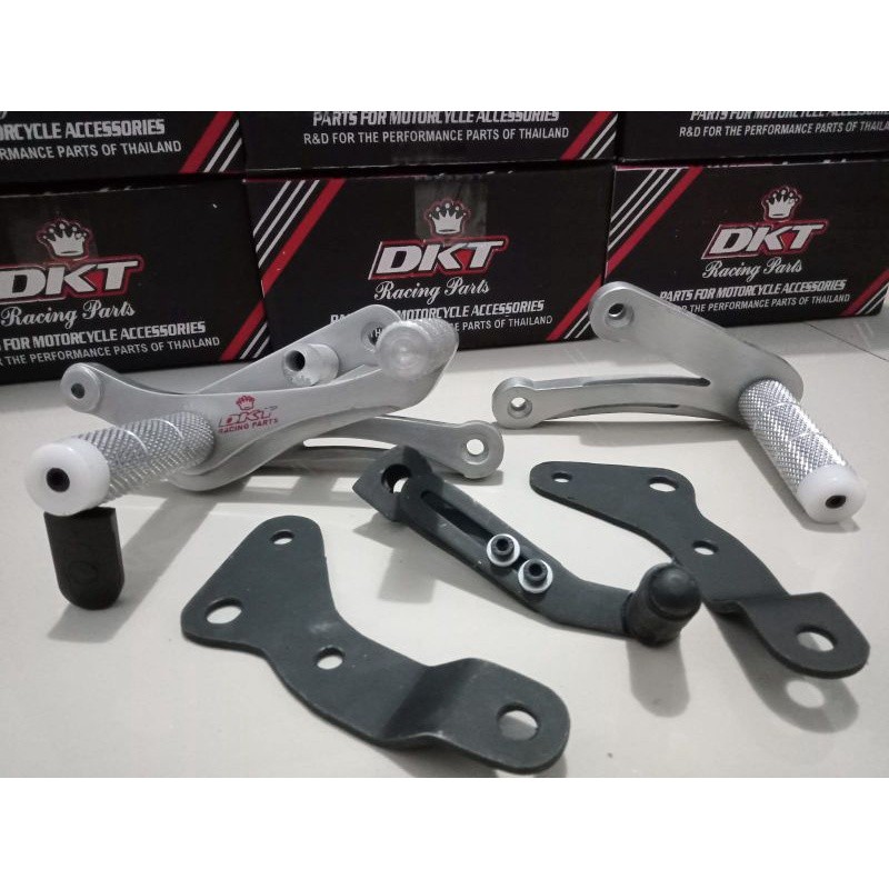 TERLENGKAP UNDERBONE FOOTSTEP ANDERBON DKT RACING Foot step Jupiter Z MX New Old King, Supra, Satria