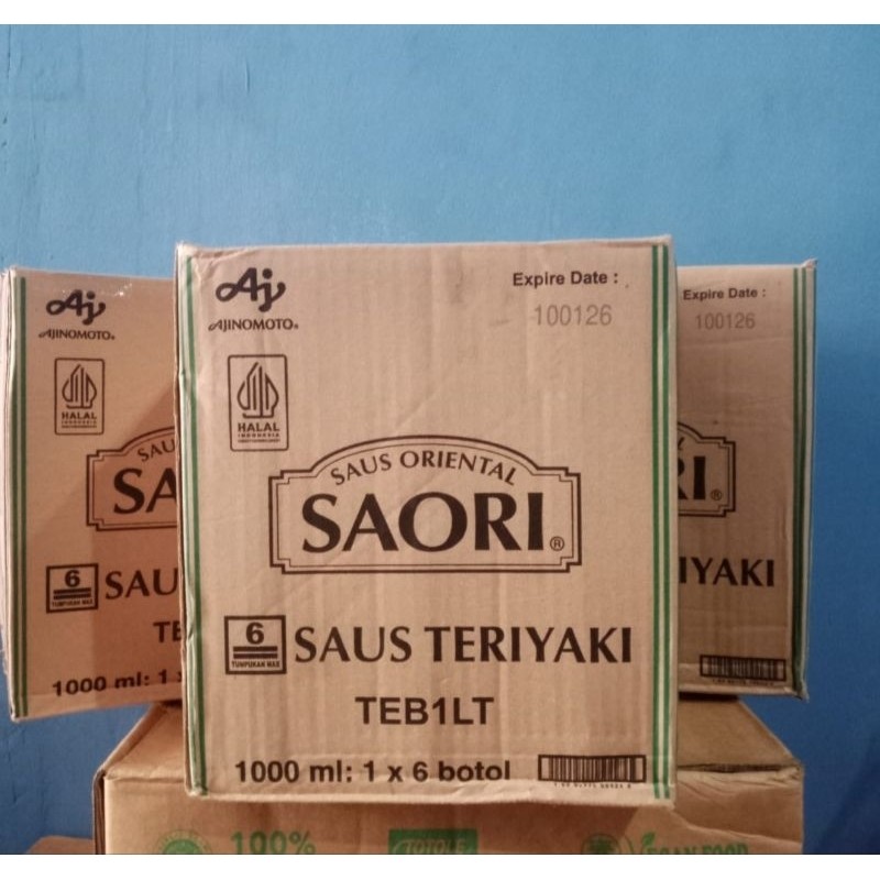 

[TERMURAH] Saori Saus Teriyaki 1ltr ( 1 Dus )