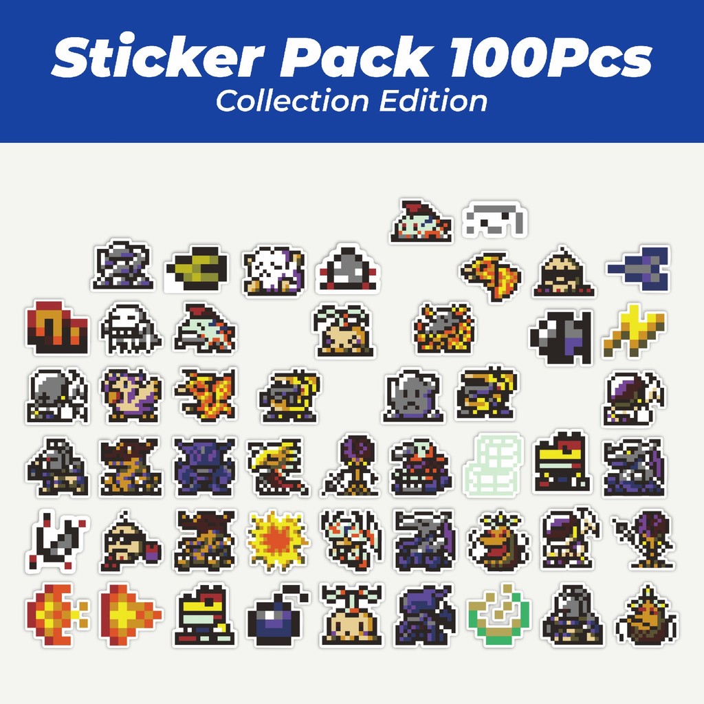 

Hot Stiker Pixel Digimon V5 Lucu Anti Air Stikers Berperekat Waterproof Sticker Decal Buat Motor Helm Buku Journal Koper Casing HP Laptop Botol Minum