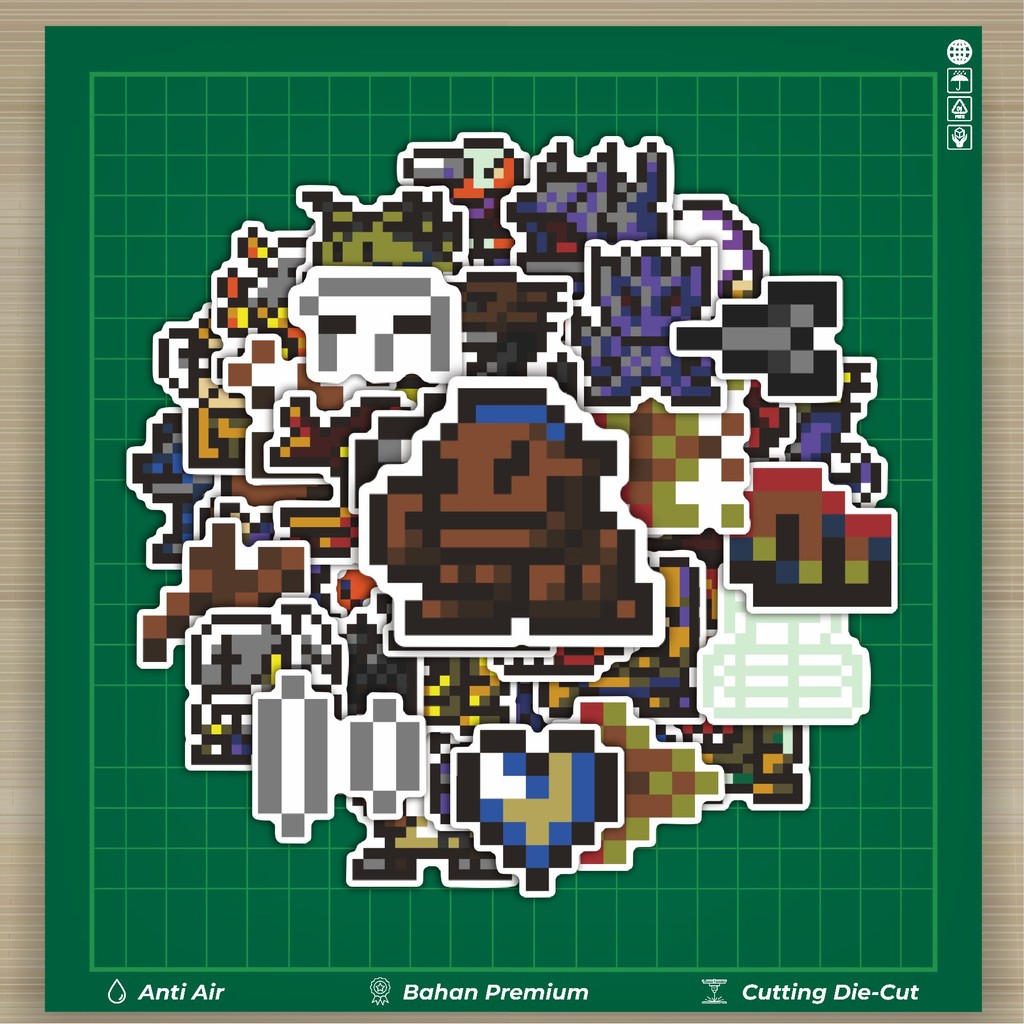 

HOT 50 PCS STIKER Stiker Pixel Digimon V10 Stiker Fashion Cars Decal Dingin Kartu Album Custom Vinyl Anti Air- Sticker Aesthetic Buku Journal Koper Casing HP Tablet Laptop Helm Motor Botol Minum