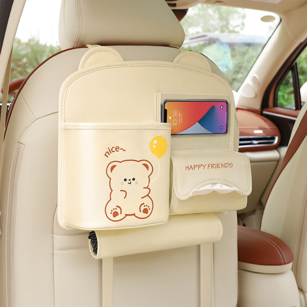 Produk siap stok Car Seat Back Storage Bag Multi-functional Storage Box Car Seat Hanging Bag Storage