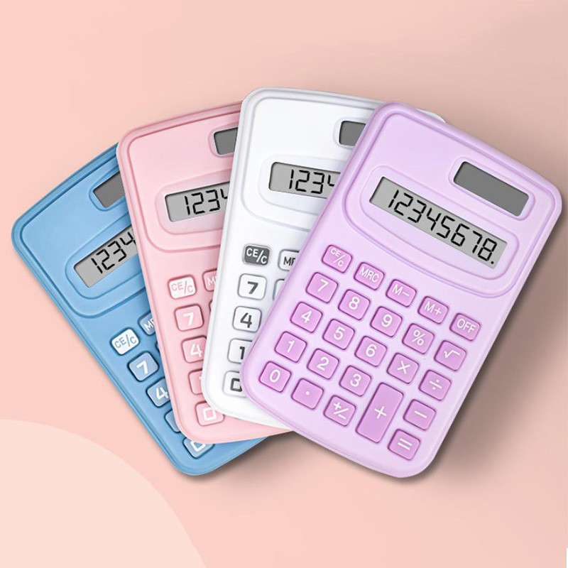 Solar Scientific Calculator Small Desktop Mini Calculators Large Display Cute Calculator Learning Au