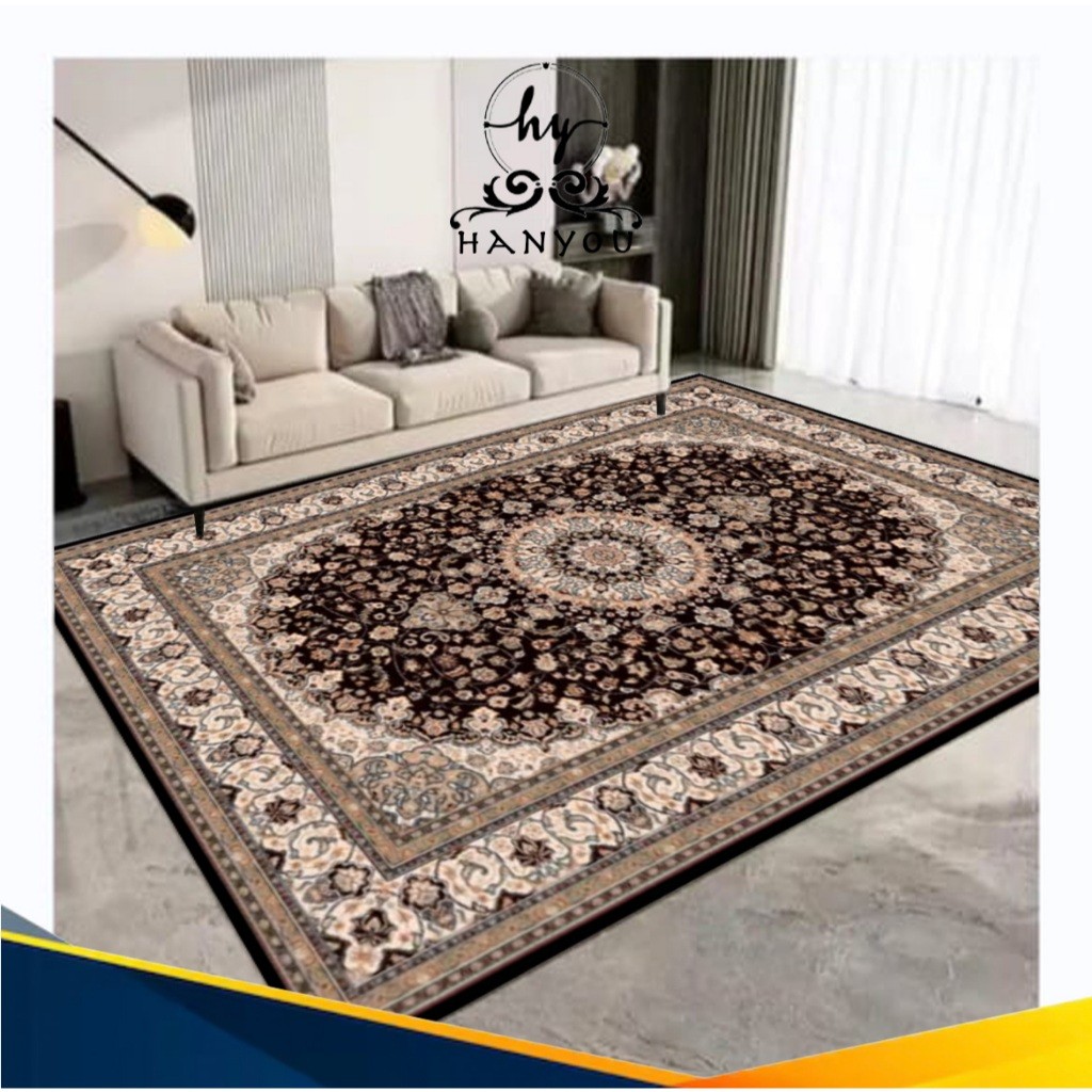 Hanyou - Karpet Eropa Polyester Tebal 5 Mm Aestethic
