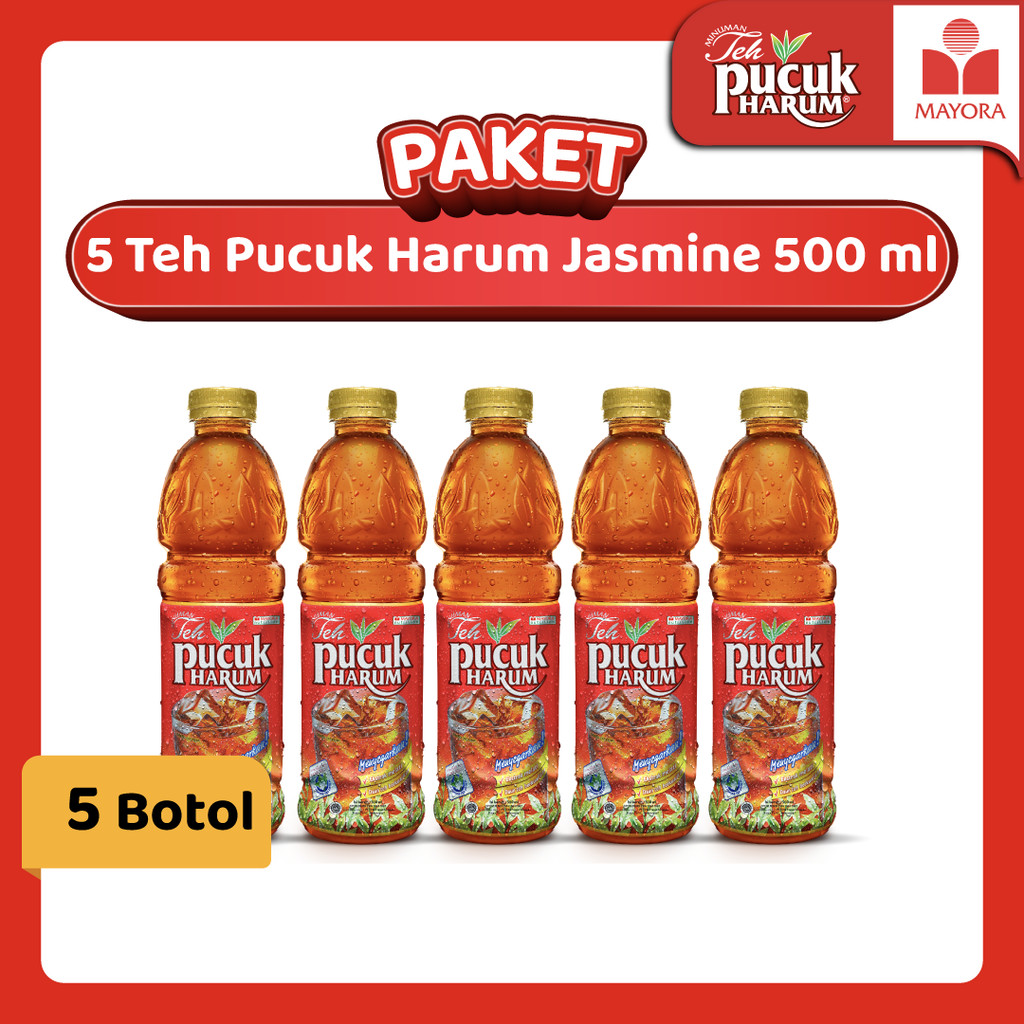 

Paket 5 Teh Pucuk Harum Jasmine MT 500 ml
