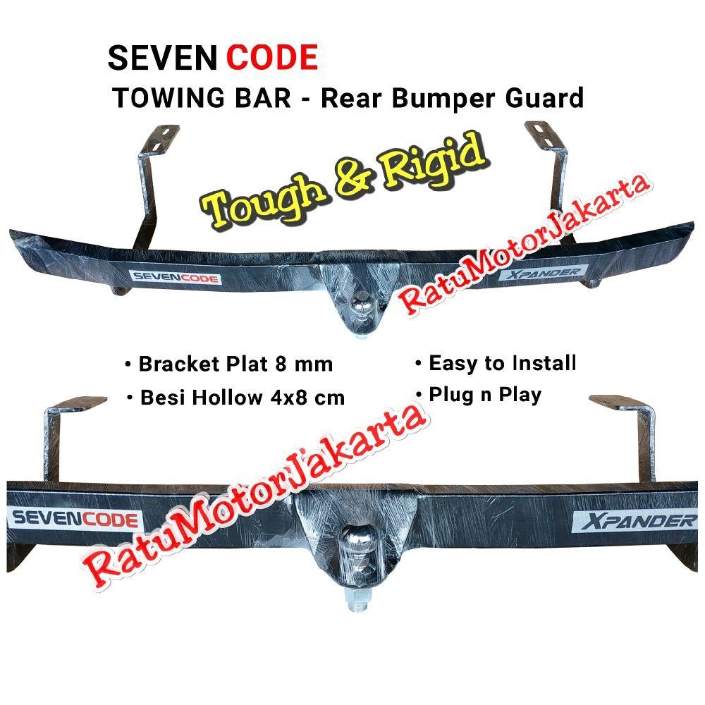 SEVENCODE Towing Bar 8mm INNOVA Lama 2012 - Rear Bumper Guard Tanpa Lampu