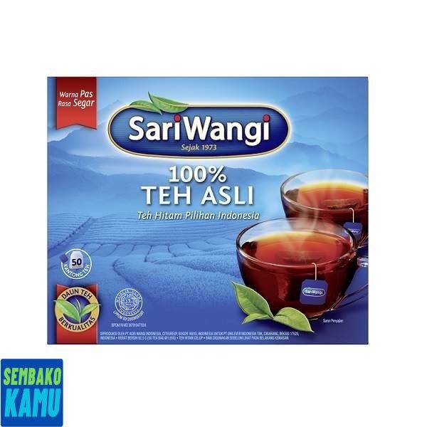 

Sariwangi Tea Bag 50 pcs Asli
