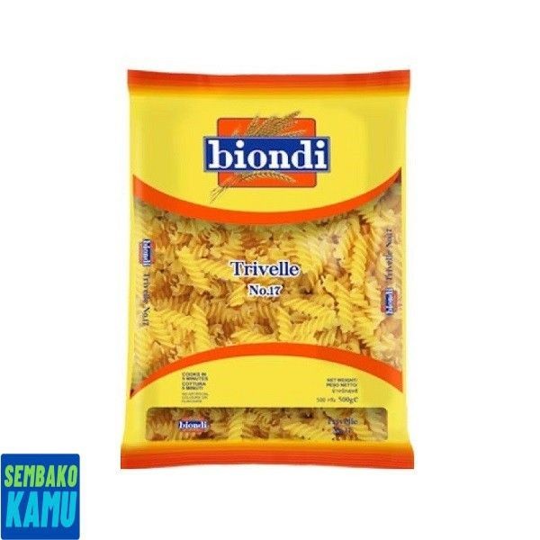 

Biondi Trivelle No.17 500 gr - Pasta