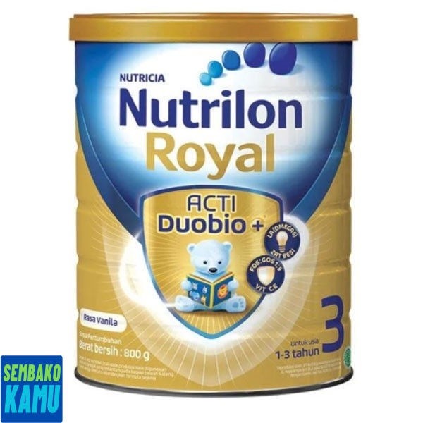

Nutrilon Royal 3 Actiduobio Vanilla Tin 800 gr - Susu