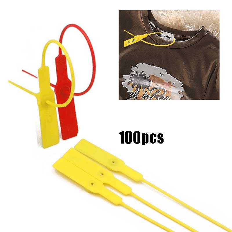 

Segel Locis Security Seal 100pcs Segel Plastik Sekuriti Dengan Nomor Segel Koper Panel Container Tag