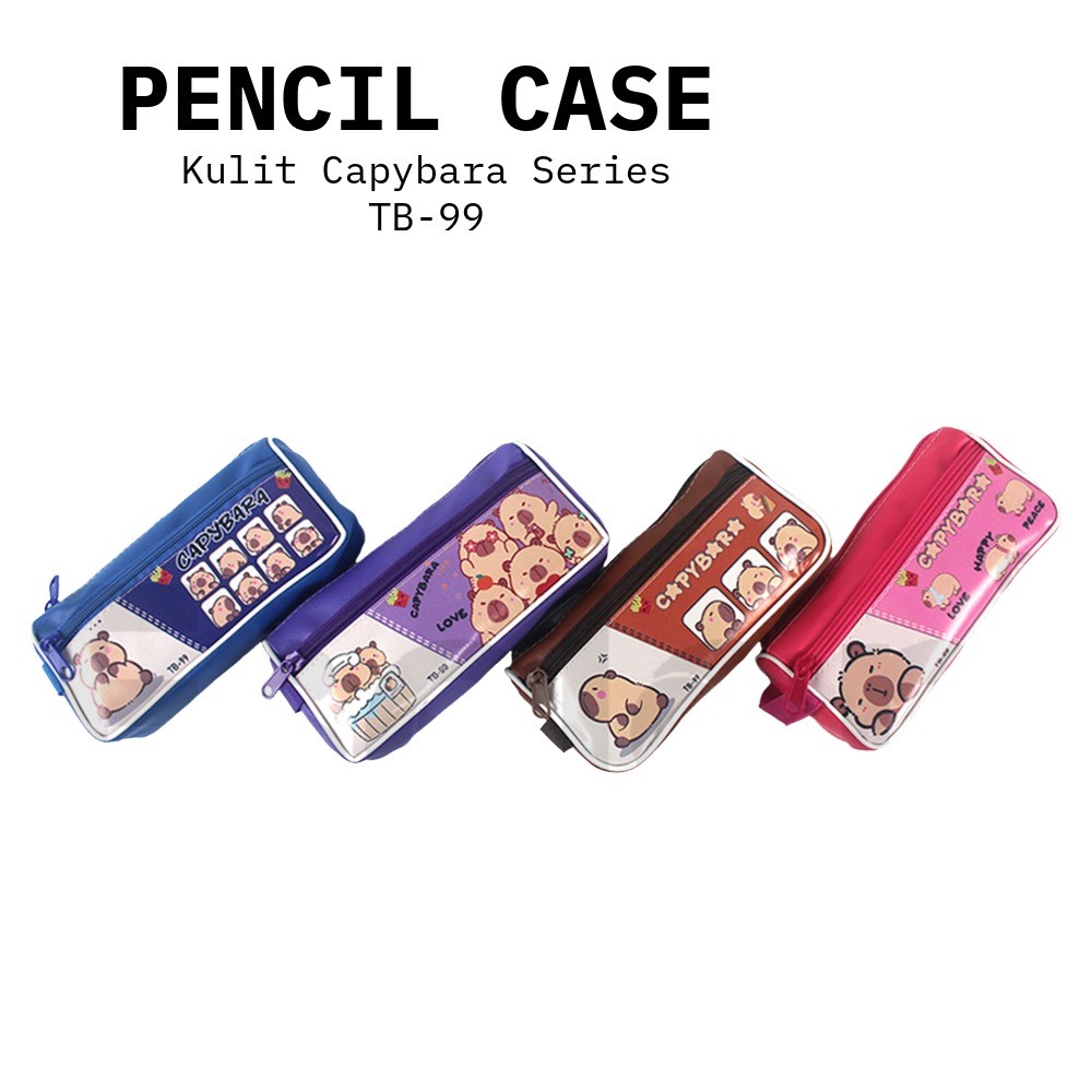

♚Kotak pensil Kulit Karakter CAPPY / Tempat Pensil Kulit Kode TB-99♚