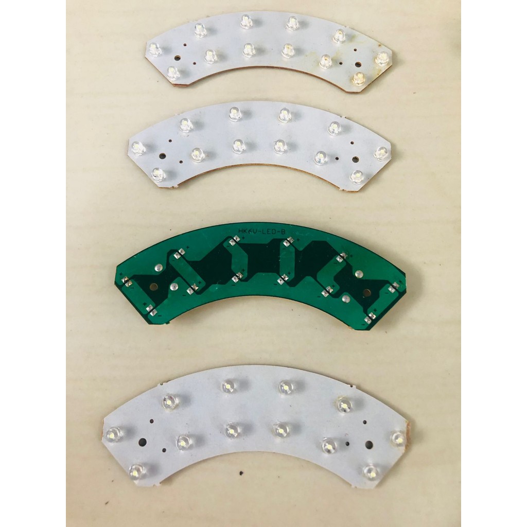 4PCS PAPAN PCB LED 6V / PCB LED 6 V 12 MATA LED