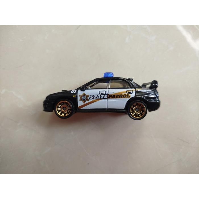 TOY DIECAST MATCHBOX LOOSE - SUBARU IMPREZA POLICE RARE