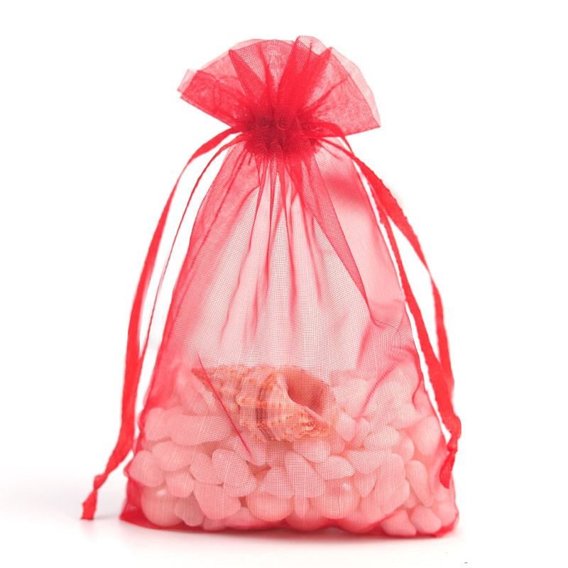 

50pcs/lot 35x50cm Organza Bags Jewelry Clothes Drawable Packaging Bags Wedding Decoration Toy Party Packing Bag