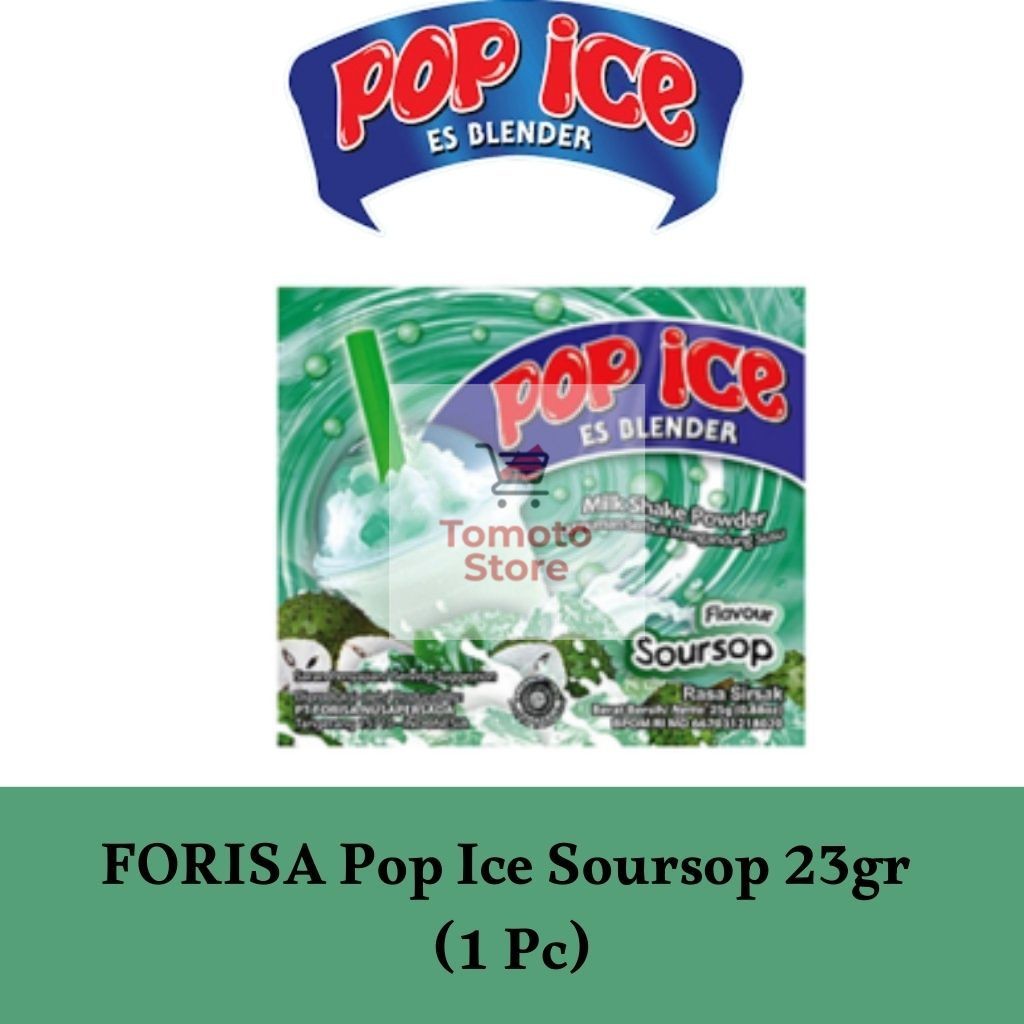 

✨ TOMOTOSTORE ✨ FORISA Pop Ice Blender Reguler 23 gr - Soursop/Sirsak