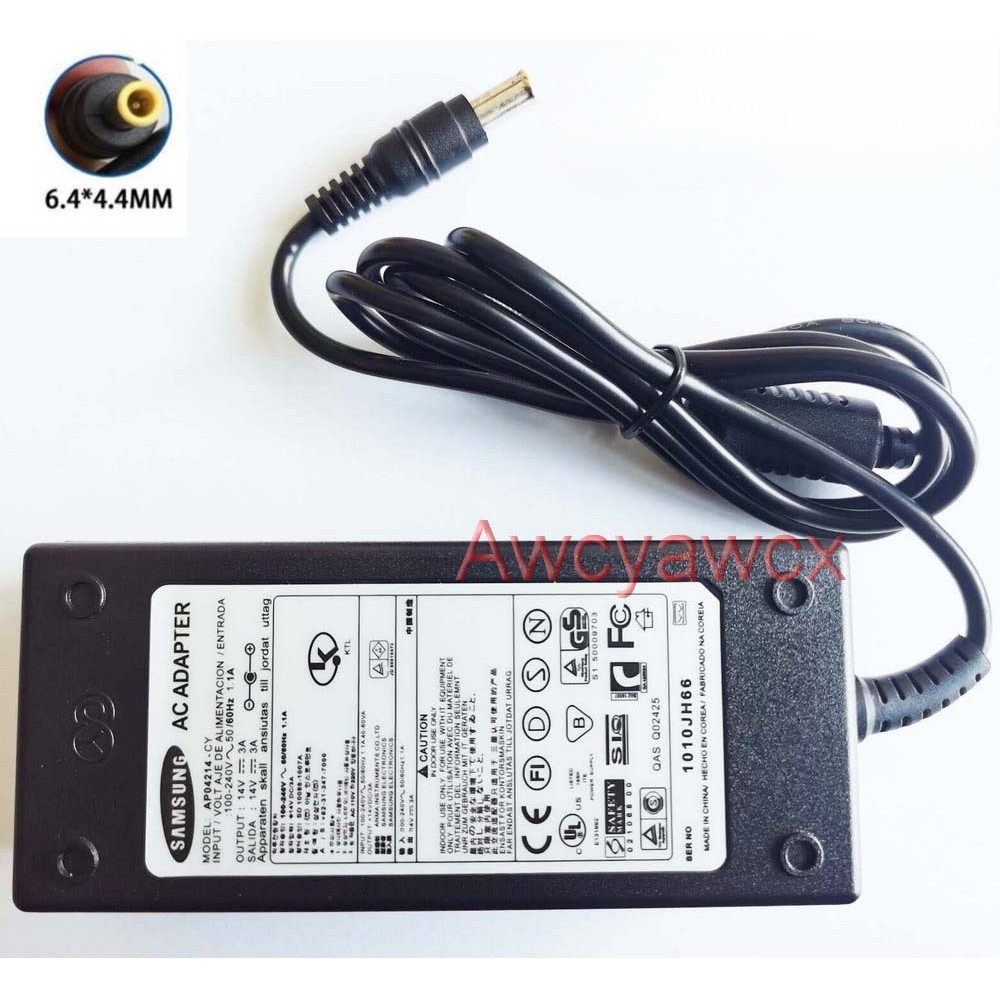 14V 3A Power Supply AC Adapter Charger For Samsung Monitor SA300 A2514_DPN A3014 AD-3014B B3014NC SA