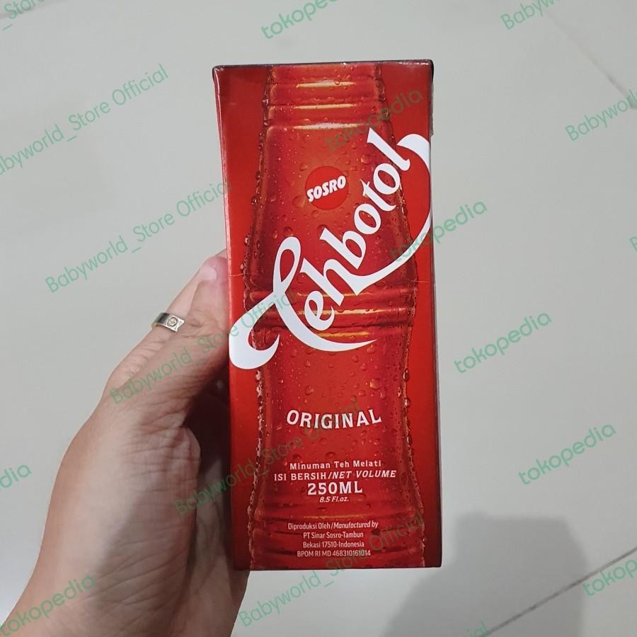 

Teh Botol Sosro Teh Melati Kotak Original / Less Sugar 250ml