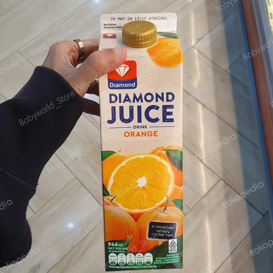 

Diamond Juice Minuman Jus 946ml Rasa Orange / Apple / Sirsak / Cranberry / Blueberry / Guava / Mix Fruits