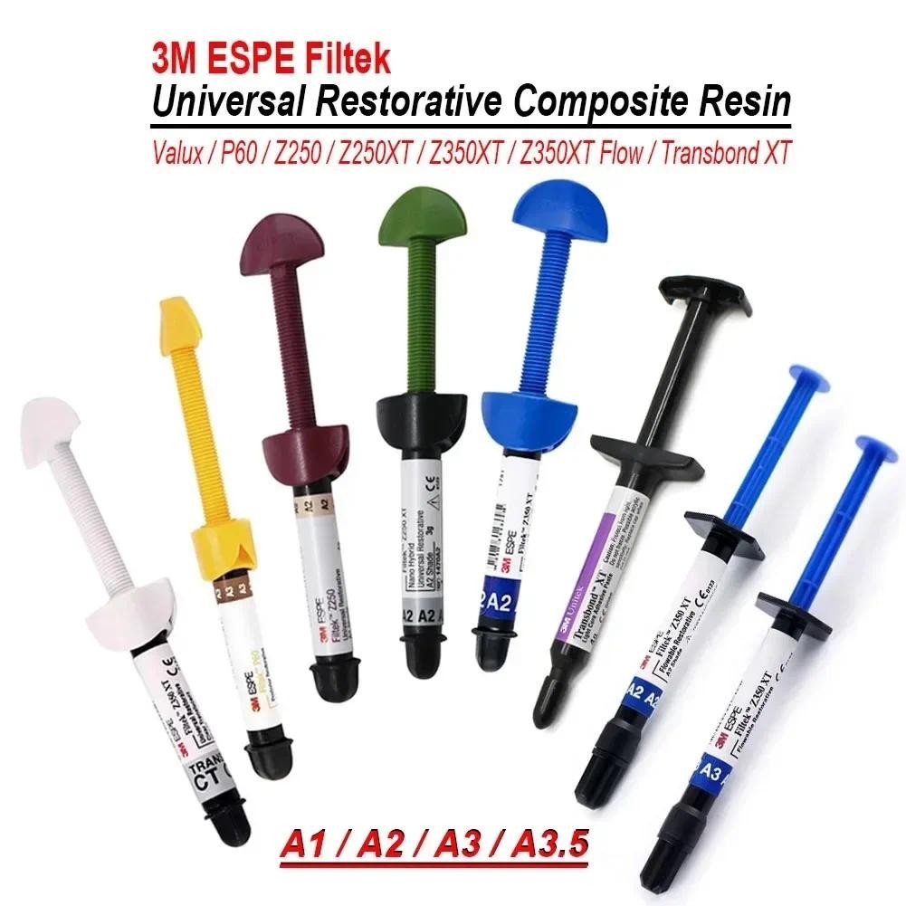 3M ESPE Filtek Dental Composite Resin P60 Valux Z250 Z350XT Flowable A1/2/3/3.5 Shade Tooth Restorat