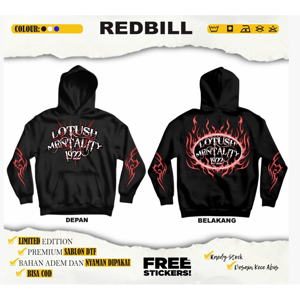 HOODIE PSHT LOTUSH MENTALITY 1922 JAKET PSHT TERBARU - JAKET SH TERATE - JAKET HOODIE PSHT SIMPEL