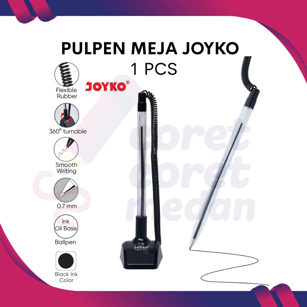 

PULPEN MEJA | PULPEN BERDIRI JOYKO PEN STAND PSBP-177 0.7MM