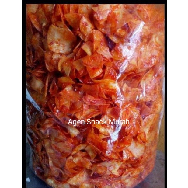 

SINGKONG LENGKET 1KG (1000GR) PEDAS MANIS - KERIPIK SINGKONG PEDAS