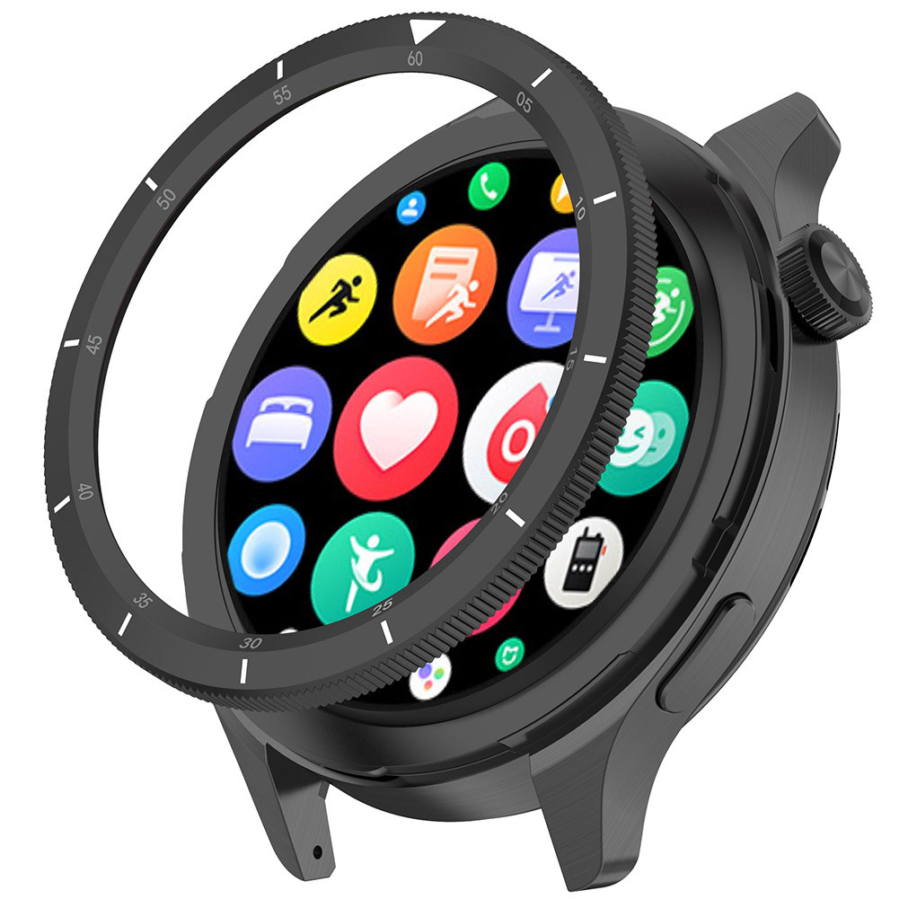 Metal Bezel Watch Case Strap Cover Tempered Glass Film Metal Watch Bezel for Xiaomi Watch S4/S3 for 